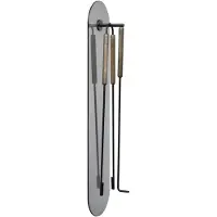 Blomus - Ashi Kaminbesteck Wand Mounted 3 pcs. Brown