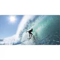 MySPOTTI Badrückwand aqua Surfing USA 90x45 cm