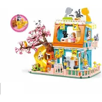 Sluban Girls Dream Kätzchenhaus 521 Stücke Konstruktion Spiel Mehrfarbig Mehrfarbig One Size