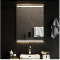 vidaXL LED-Badspiegel 60x80 cm