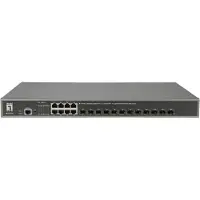 Level One GTL-2091, Managed, L3, Gigabit Ethernet (10/100/1000), Vollduplex, Rack-Einbau