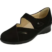 Finn Comfort Aquila (schwarz) - Damenschuhe Sandale bequem / lose Einlage, Schwarz