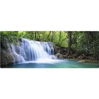 MySPOTTI Badrückwand aqua Waterfall 120x45 cm