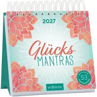 Sonstige Verlage Postkartenkalender Glücksmantras 2027
