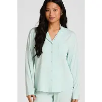 Hunkemoller Langärmelige Jersey-Jacke Essential Grün