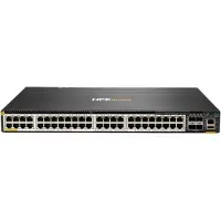 HP Aruba Networking CX 6300M 48-port Smart Rate 1/2.5/5GbE Class 6 PoE and 4-port SFP56 Switch, Managed, L3, Power over Ethernet (PoE), Rack-Einbau, 1U