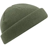 Beechfield - "Fisherman" Mütze recyceltes Material (Olivgrün)