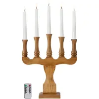 Markslöjd RYDBOHOLM Candlestick 5L Stained Brown B/O