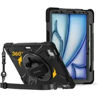 Crong Defender Plus - Rugged Case iPad Air 11 M3 (2025) / M2 (2024) (black)