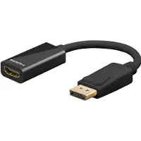 Goobay DisplayPort auf HDMI-Adapterkabel, vergoldet