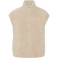 Pieces Pcsadia Teddy Weste | Beige | L
