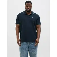 Jack & Jones Polo dunkelgrün 2 Knöpfe