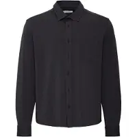 Blend Langarmhemd "Langarmhemd BHAlo", Herren, Gr. 3XL, N-Gr, schwarz, Obermaterial: 96% Baumwolle CO. 4% Elasthan EL., Hemden Langarmhemd