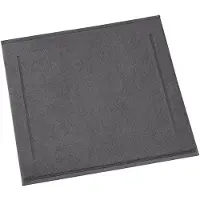 De Witte Lietaer Badematte Contessa Cotton Dark Grey-60 x 60 cm