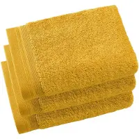De Witte Lietaer Gästehandtuch Contessa Golden Yellow (3er Set )