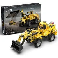 Deqube 2 In 1 Bagger-bulldozer-bau-spiel 693 Stücke