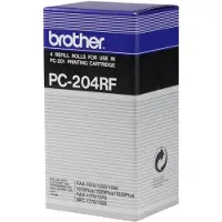 Brother PC-204RF, Fax-Farbband, 420 Seiten, Schwarz, MFC-1770, MFC-1780, MFC-1870MC, MFC-1970MC, IntelliFax-1170, IntelliFax-1270,..., Wärmeübertragung, 4 Stück(e)