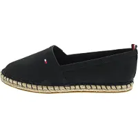 Tommy Hilfiger Basic Espandrills Leinenschuh Schwarz
