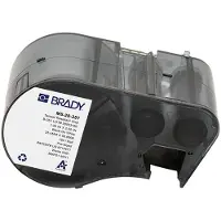 Brady M5-20-351, fälschungssicheres Vinyl, 25.40 x 50.80 mm, Schwarz auf weiss (160 E.)