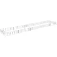 vidaXL Gabionen-Hochbeet Verzinkter Stahl 500x100x20 cm