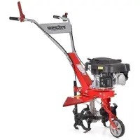 HECHT 761 Motorhacke Benzin | 36 cm Arbeitsbreite | 24 Arbeitstiefe | 3,67 PS | 150 cm³ | Führungsrad