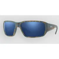 Smith Hookset matte flint / tarmac tortoise chromapop glass polarized dark blue mirror (U1F-624J)