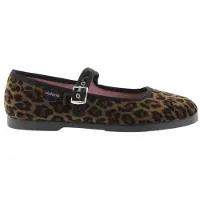 Victoria Gong-fu Bailarina Terciopelo Animal Print Women leopardo (78) 41