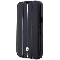 BMW Bmbkp14l22rvsk Iphone 14 Pro 6.1 Book Leather Stamp Lines Handyhülle