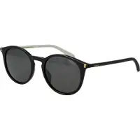 Polaroid PLD 4206/S/X Herren-Sonnenbrille Vollrand Panto Kunststoff-Gestell, schwarz