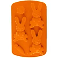 Orion Braune Hasenkuchen- und Pralinenform aus Silikon SILLINIE