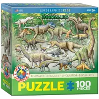 Eurographics Puzzle Dinosaurier 100 Teile