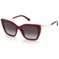 Nina Ricci SNR436 Rosso opalino lucido 54/17/140 Damen Sonnenbrillen