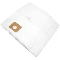 VHBW 10x Staubbeutel Ersatz für Nilfisk 107402336, 5715492061518 für Staubsauger - 41cm x 27,5cm Weiß