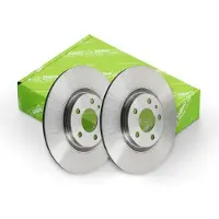 Valeo 2 Bremsscheiben Hinterachse voll Ø 64 mm 9 mm für u.a. HONDA ACCORD
