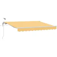vidaXL Ausziehbare Markise Sand 450 x 300 cm Polyester