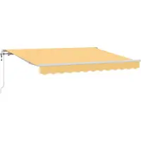 vidaXL Ausziehbare Markise Sand 500 x 300 cm Stoff und Aluminium