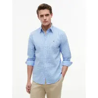 Tommy Hilfiger Langarmhemd "FLEX POPLIN GINGHAM SHIRT" Regular Fit Flex Cotton Gingham