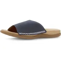 Gabor 03-705 Schuhe Damen Pantoletten Nubuk, Schuhgröße:43, Farbe:Blau