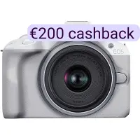 Canon EOS R50 Weiß + RF-S 18-45mm IS STM
