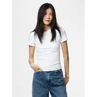Pieces Kurzarmshirt "PCLULA SS TEE JRS NOOS" Materialmix