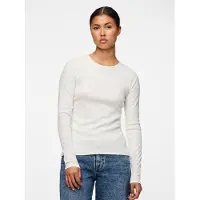 Pieces Langarmshirt "PCRUKA LS TOP NOOS BC" Baumwollmischung, slim fit