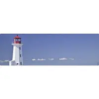 MySPOTTI Badrückwand aqua Lighthouse 140x45 cm
