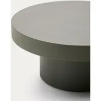 Natur24 Couchtisch Aiguablava 66 x 66 x 30 cm Zement Grün