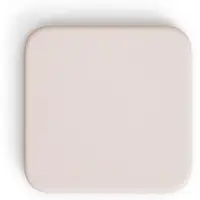 Natur24 Hoher Outdoor-Tisch Dina 70 x 70 x 96 cm Stahl Zement Weiß Schwarz