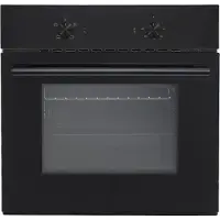 Respekta Einbaubackofen Richard AB100G-19, 60 Liter, 3 Beheizungsarten, Schwarz