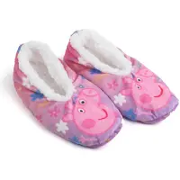 United labels Peppa Wutz Ballerinas für Mädchen ABS Winter Hausschuhe gefüttert Kinder Slipper Pantoffeln Pink 27-30