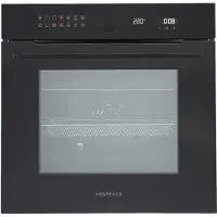 Respekta Backofen Autark Einbau Herd Heißluft Grill Airfry Pyrolyse Schwarz