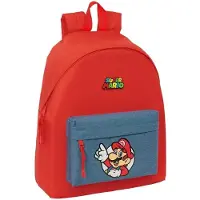 Safta Super Mario 20.80l Rucksack Rot Kinder Rot One Size