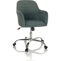 Hjh OFFICE Home Office Bürostuhl SOLAO 300 Schreibtischstuhl mit Armlehnen Stoff Drehstuhl