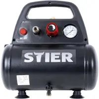 Stier Kompressor MKT 180 l/min | 8 bar | 6 l | ölfrei